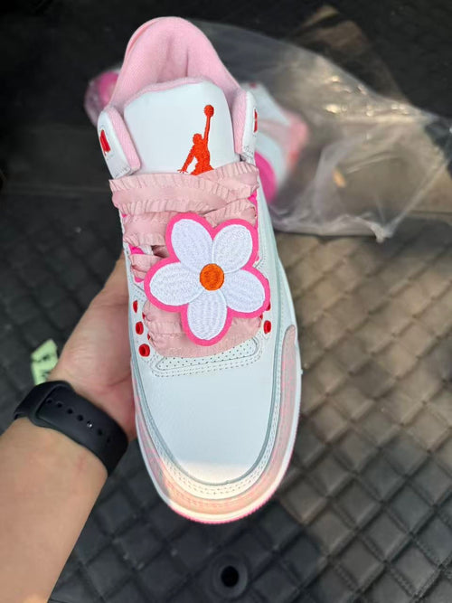 Air Jordan 3 Pink Flower — Kids' Preorder