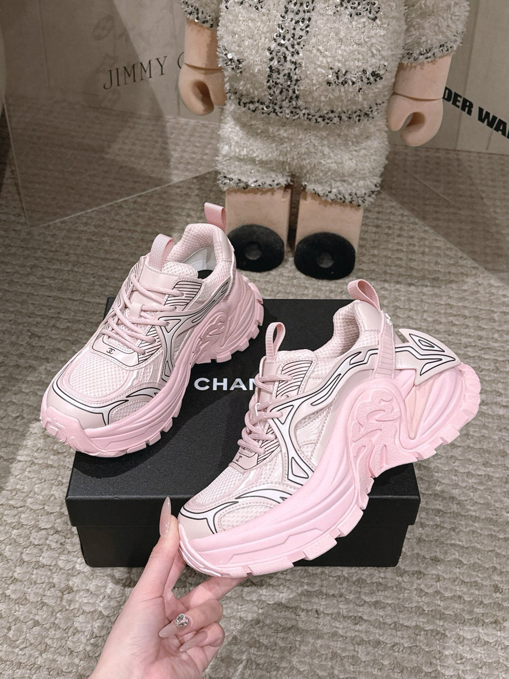 Chanel Pink Sneakers — Women's Preorder