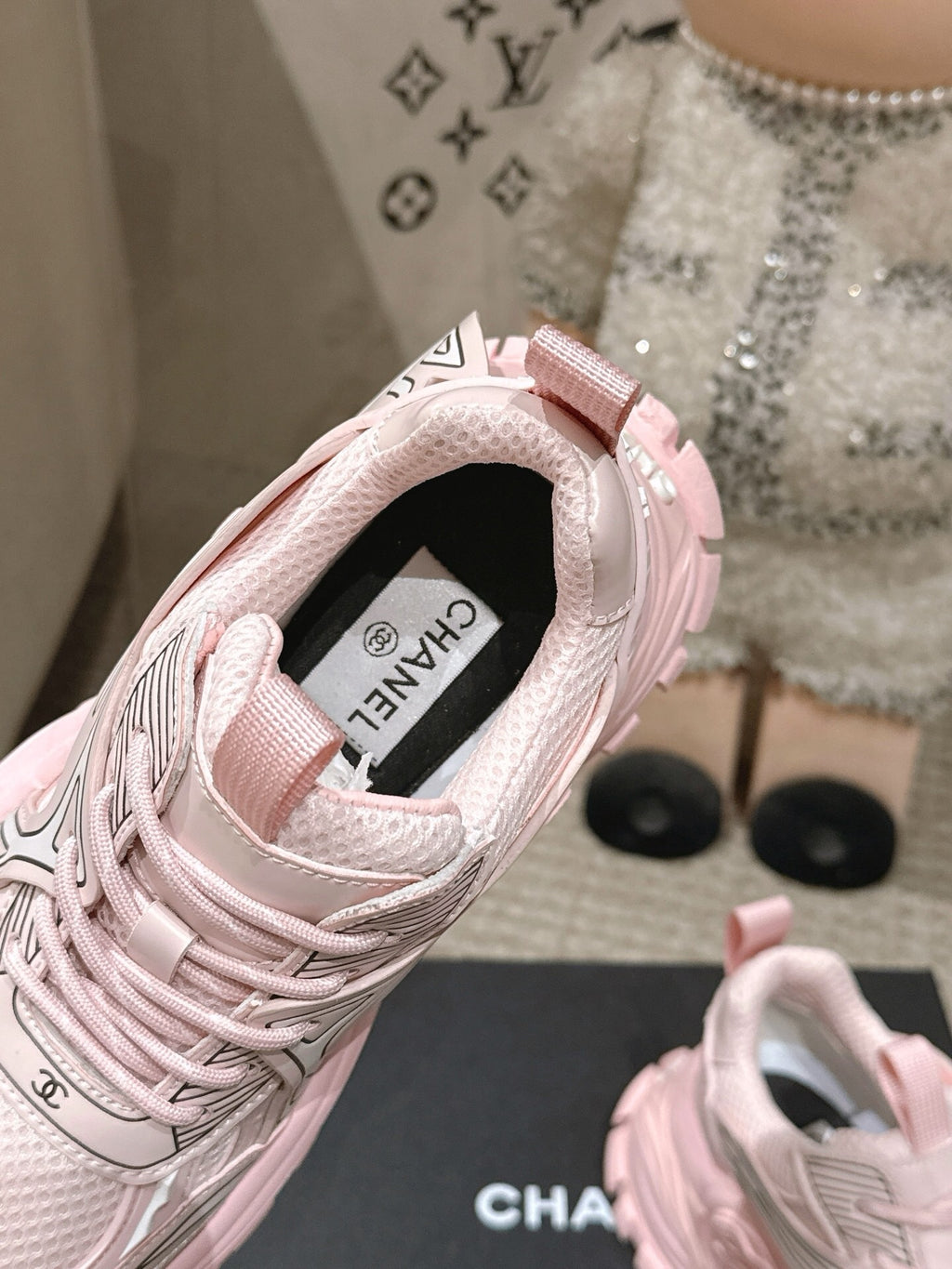 Chanel Pink Sneakers — Women's Preorder