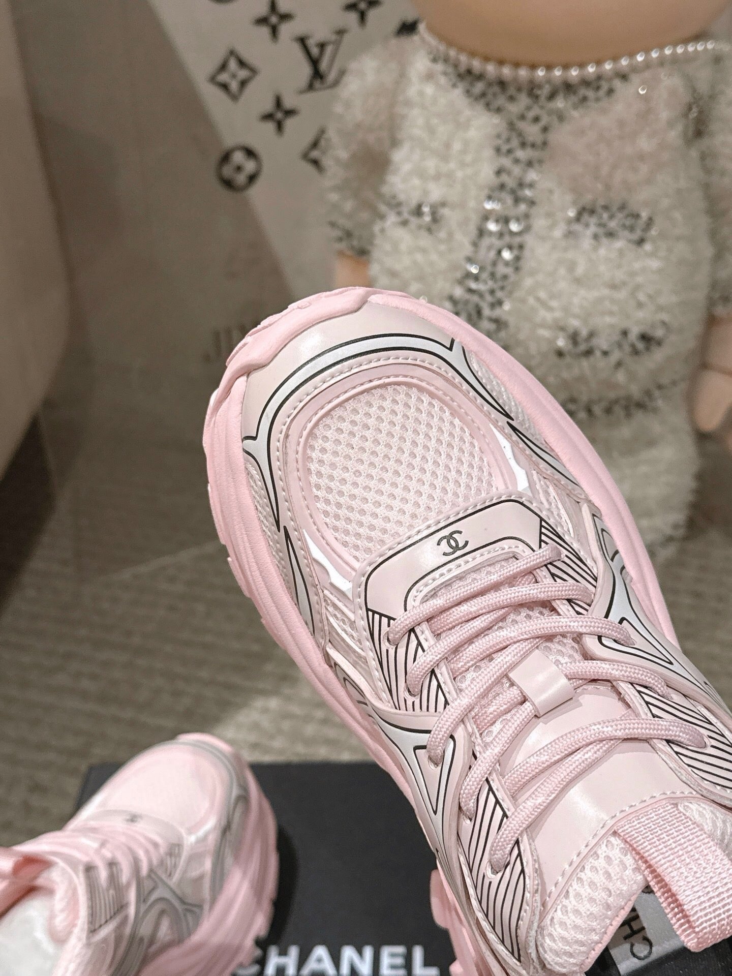 Chanel Pink Sneakers — Women's Preorder