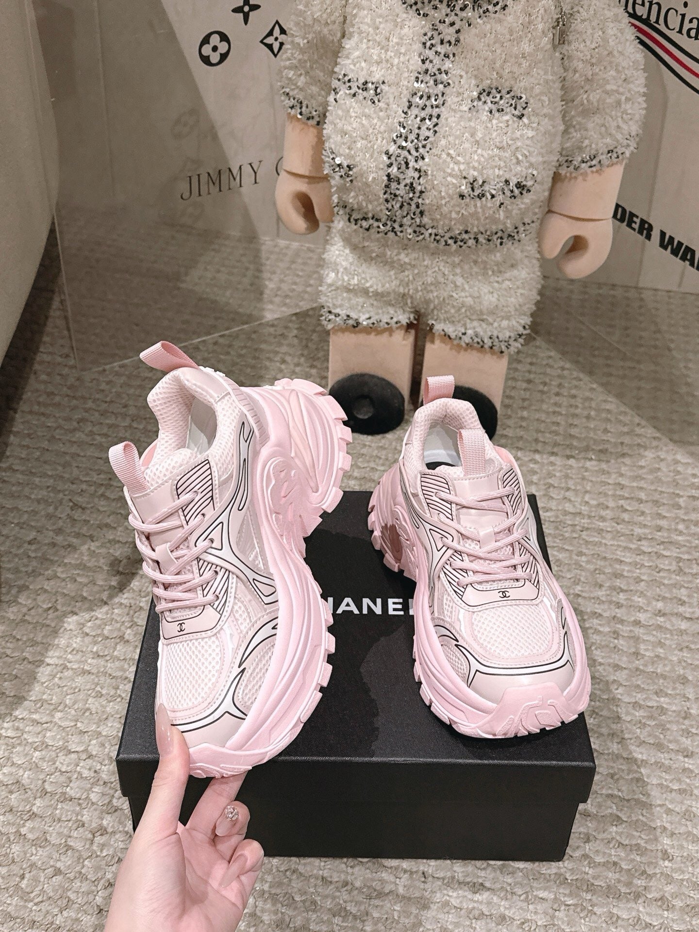Chanel Pink Sneakers — Women's Preorder