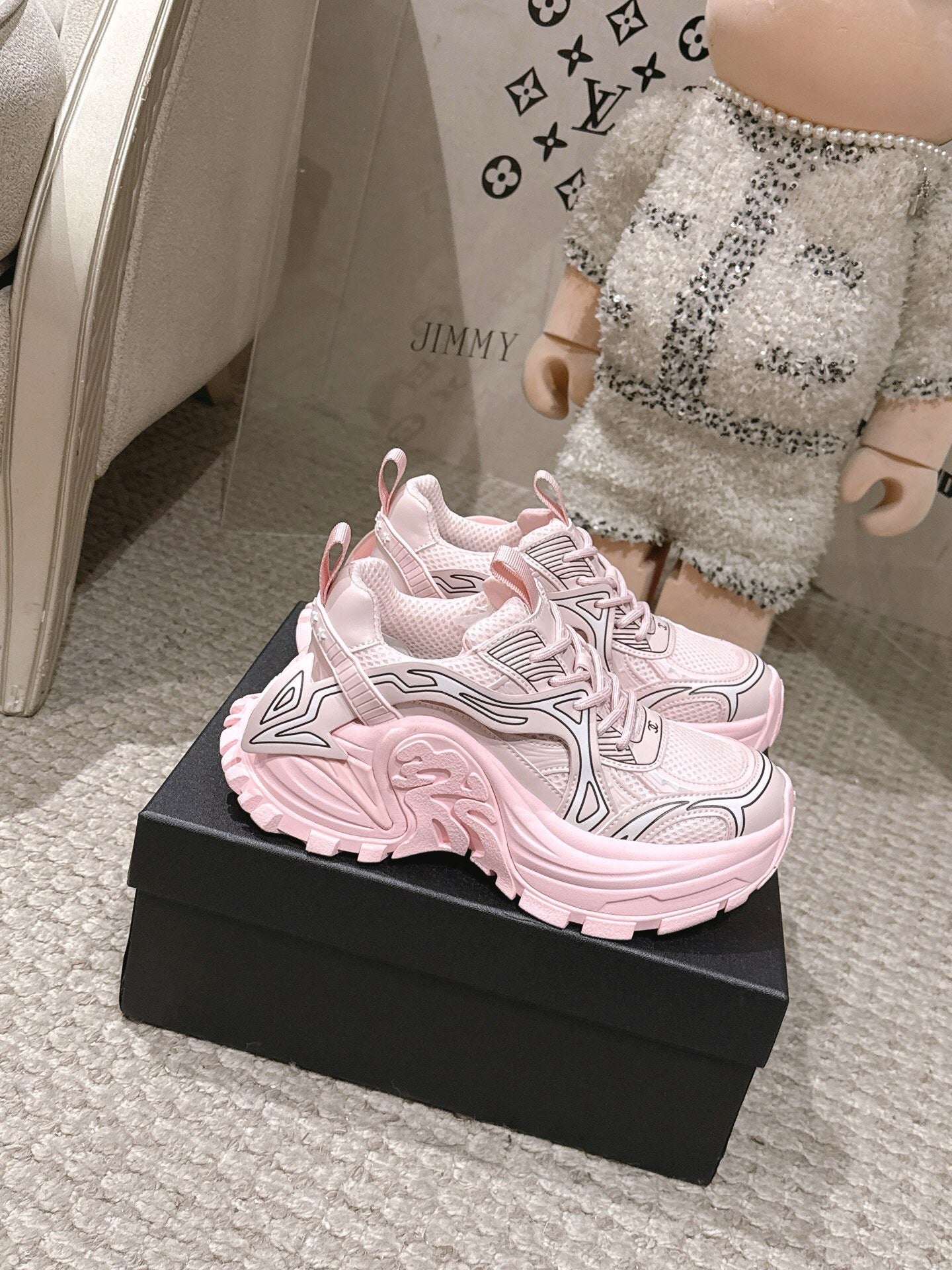 Chanel Pink Sneakers — Women's Preorder